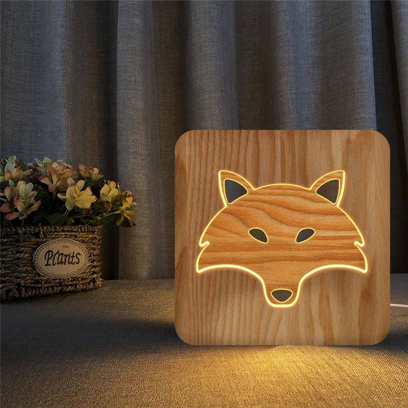 luz-noturna-de-madeira-dos-desenhos-animados-raposa-sapo-lampada-usb-led-luzes-mesa-gato-madeira-luz-da-noite-do-bebe-para-decoracao-do-quarto-da-crianca-led