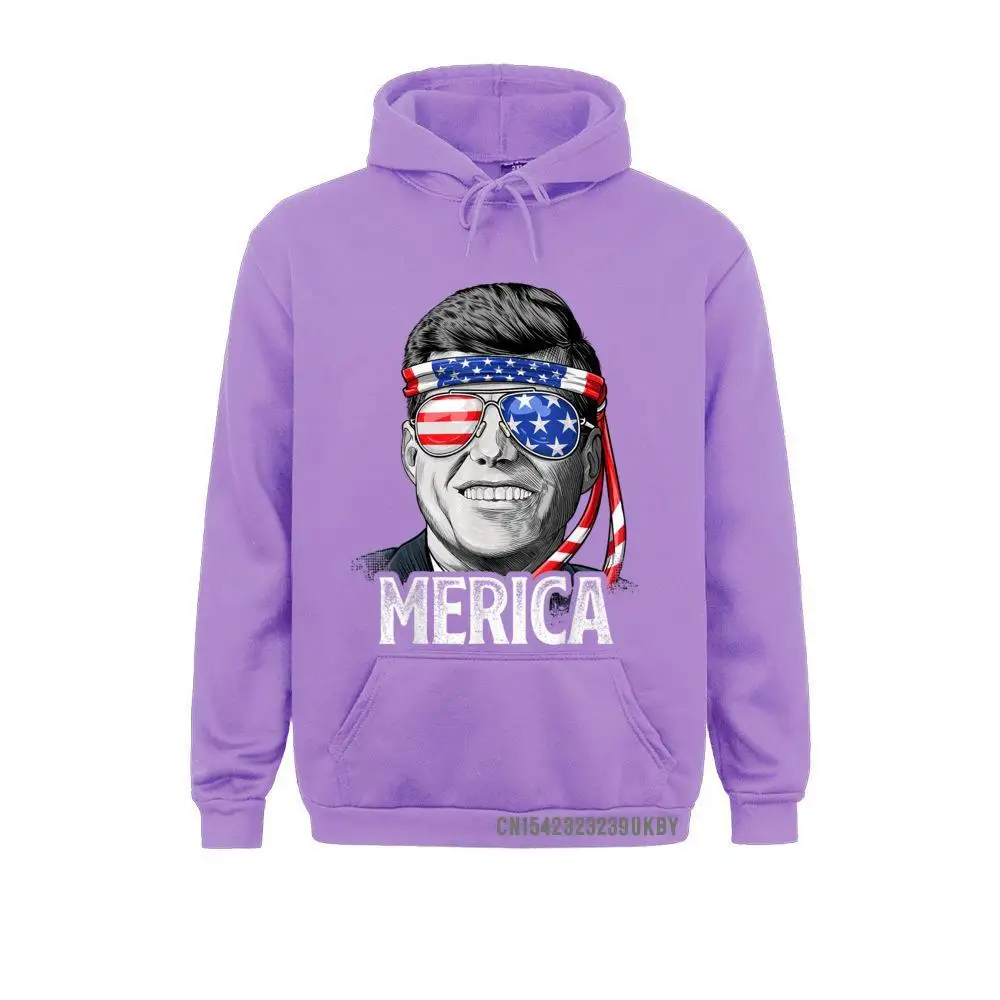 Cute Kennedy Merica 4th Of July Harajuku Women JFK US President Hoody Sweatshirts Men Hoodies Long Sleeve Hoods