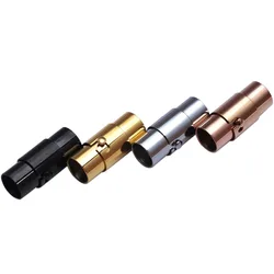 2-10mm Strong Stainless Steel Magnetic Clasps Jewelry Clasps For Leather Cord Bracelet Connectors End Clasp For Jewelry Making