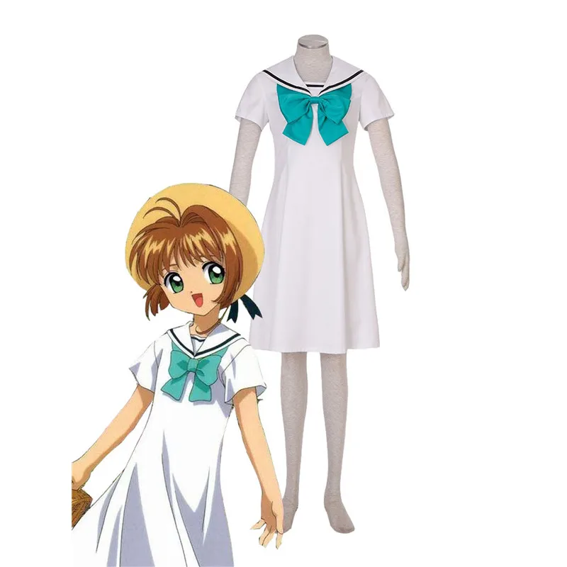 

Card Captor Sakura Kinomoto Sakura Sailor Suit Cosplay Costume