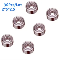 30Pcs Free Shipping 520 Ball Bearing Self-made Parts For Tamiya MINI 4WD 520 Ball Bearing for MINI 4WD Aluminium Roller S012