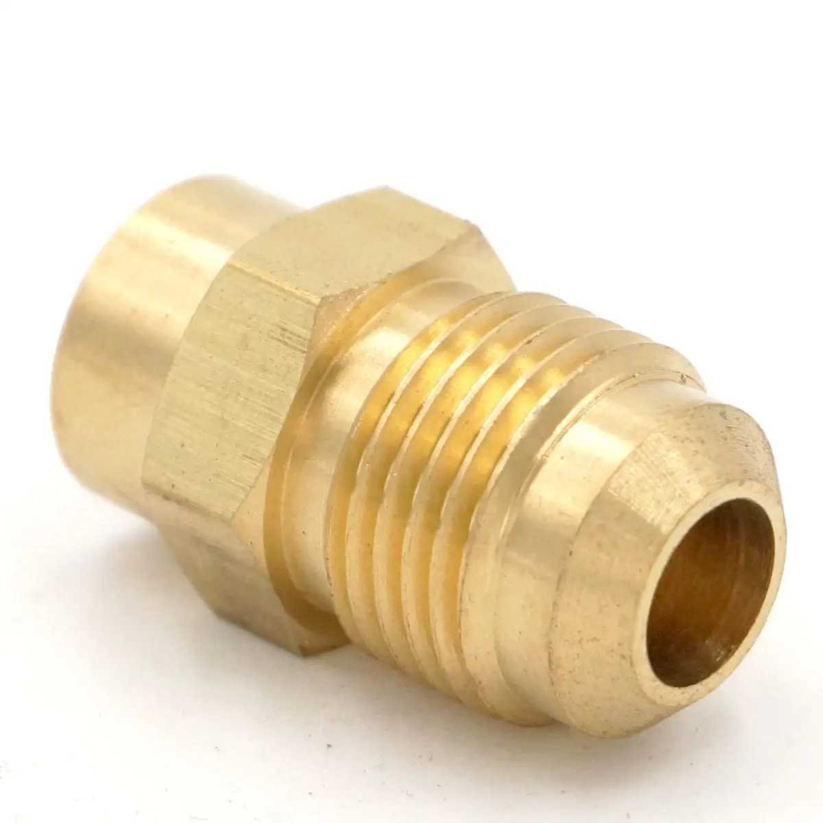 Fit Rohr OD 3/8 " - 1/8" NPT Weiblichen Messing SAE 45 Grad Rohr Fitting Adapter Anschlüsse 1000 PSI