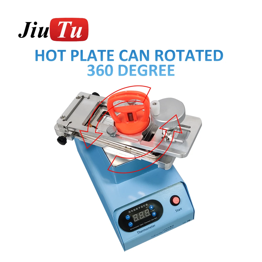 Jiutu LCD Rotary Separator Middle Frame Remover For Samsung In Frame Separation OCA Glue Cleaning Glass Screen Repair