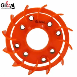 Glixal GY6 50cc 125cc 150cc High Flow Performance Racing TURBO Cooling Fan for 139QMB 152QMI 157QMJ Scooter Moped ATV Go-Cart