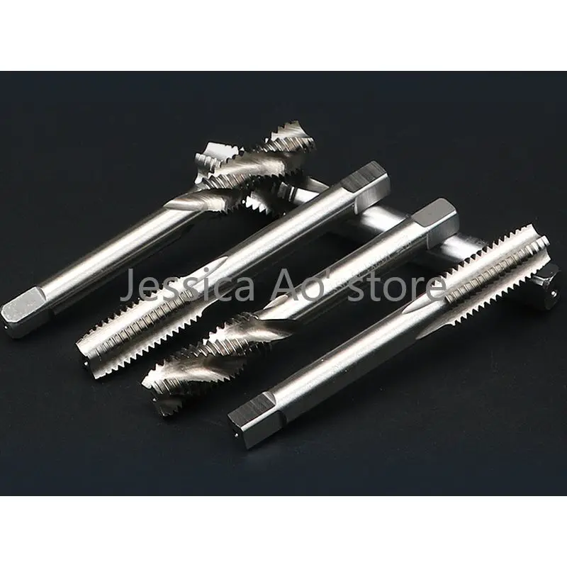 M2-M24 Stainless Steel Machine Tap Self Tapping Metric Tap Die Screw Extrusion Spiral Groove Tap Straight Groove Tapping