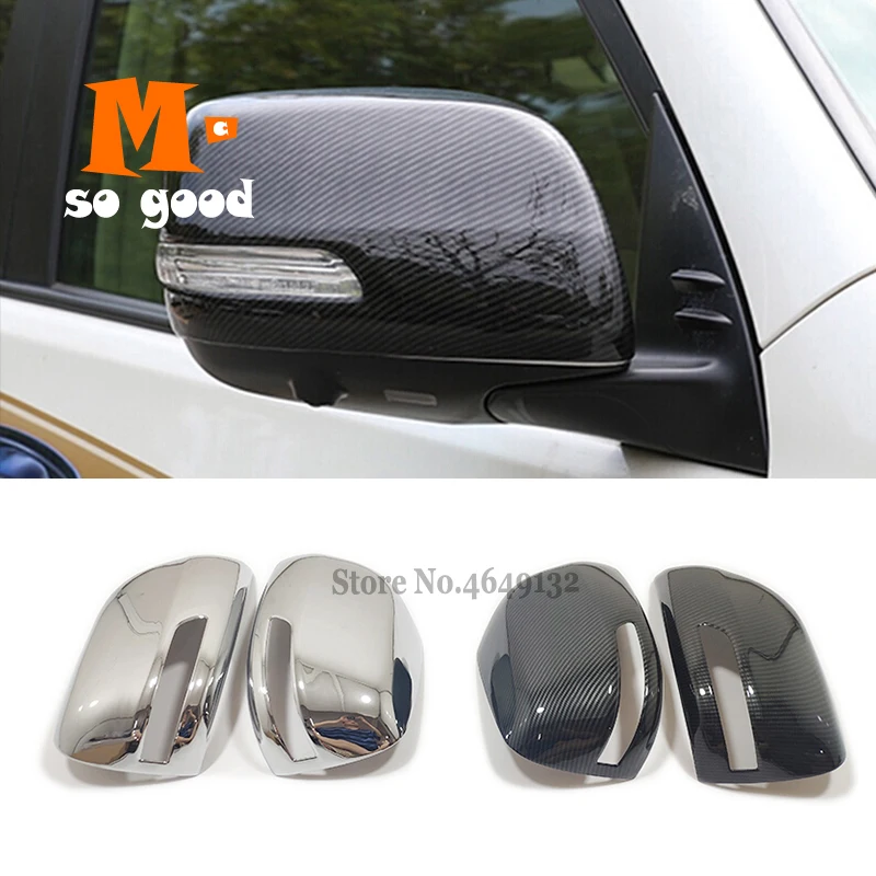 

Car Accessories ABS 2010 11 12 13 14 15 16 17 2018 for Toyota Prado FJ150 FJ 150 Car Side Door Rearview Mirror Turning Cover