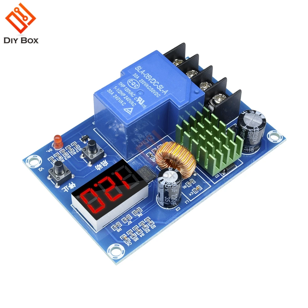 6-60V Lead-acid Lithium Battery Charging Control Module Charge Controller Protection Switch 12V 24V For Home Charger Solar