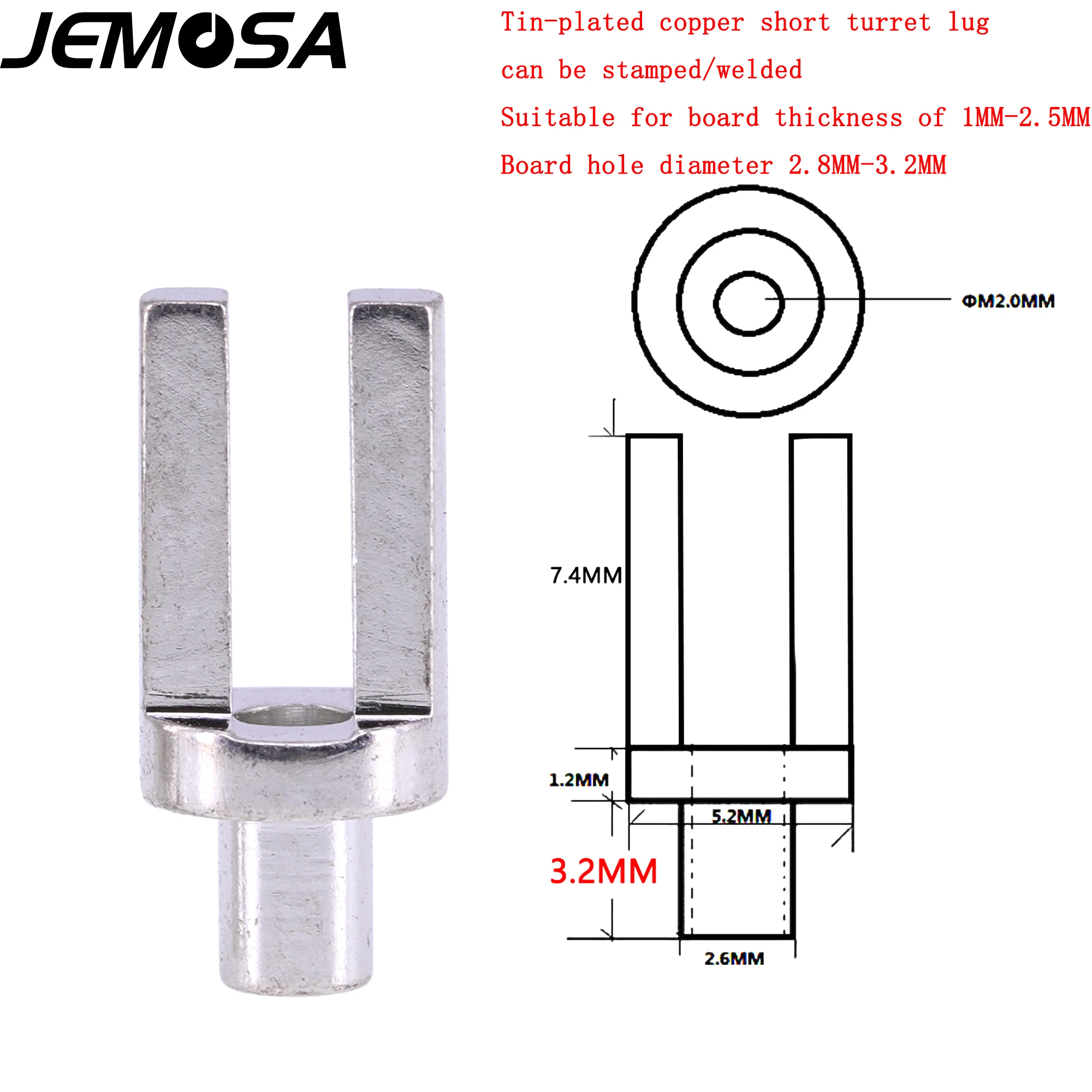 Turret lug Audio Tag Board Turret Board Terminal Board For Tube Amplifier DIY Project Kit Tin-plated Copper Turret lug