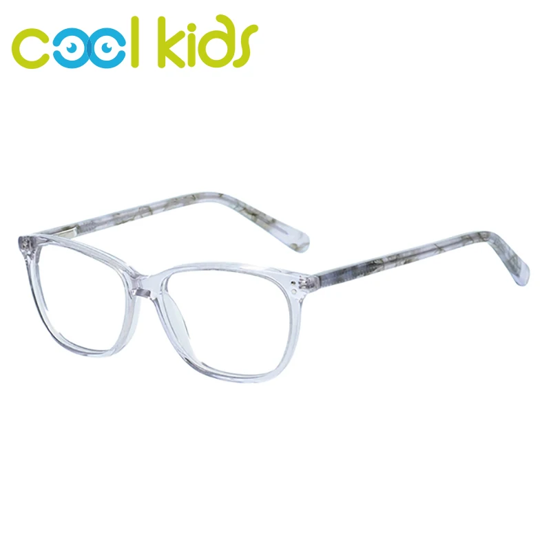 COOL Kids Eyeglass Crystal Frames Floral pattern Children Eyeglasses Optical Frame Girl Glasses Acetate Children  D2-WK17070