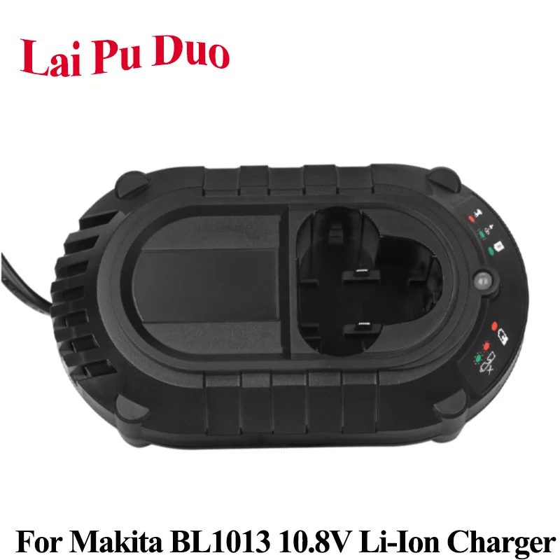 ที่ชาร์จแบตเตอรี่ Li-ion Makita 10.8V/12V BL1013แบตเตอรี่ลิเธียม DC10WA ปลั๊ก UK/US/EU
