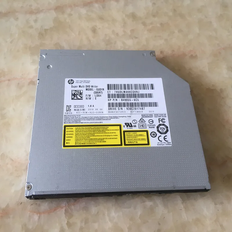 HP DVDRW GUD1N P/N:849055-6C5 용 정품, HP 소형 케이스 노트북 올인원 컴퓨터 및 기타 컴퓨터에 적합