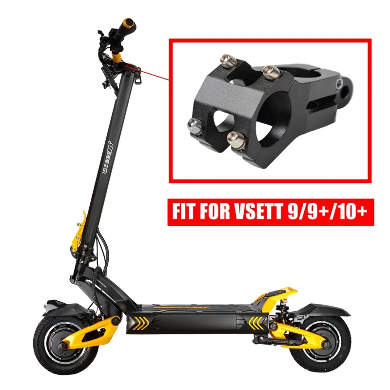 Original VSETT Handlebar Stem Adapter for VSETT 9 9+ 10+ Electric Scooter Block To Connect T-Bar to Steering Vertical Column