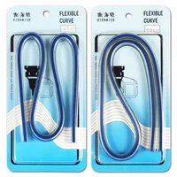 Flexible Curve Ruler Drafting Drawing Tool Serpentine Plastic School office supplies 30cm 40cm 50cm 60cm 3