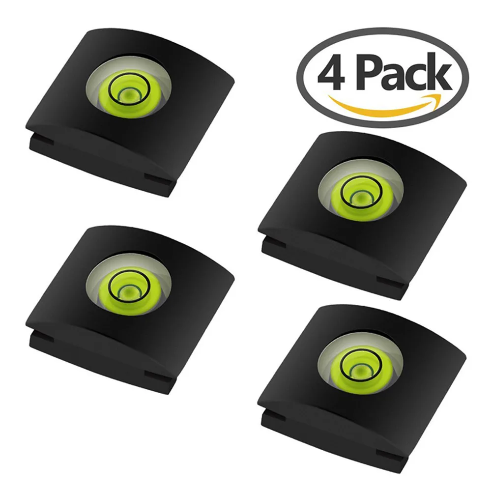 4 Pcs/Set Camera Bubble Spirit Level Hot Shoe Protector Cover For Sony A6000 Canon DSLR Camera Level Cameras Accessories