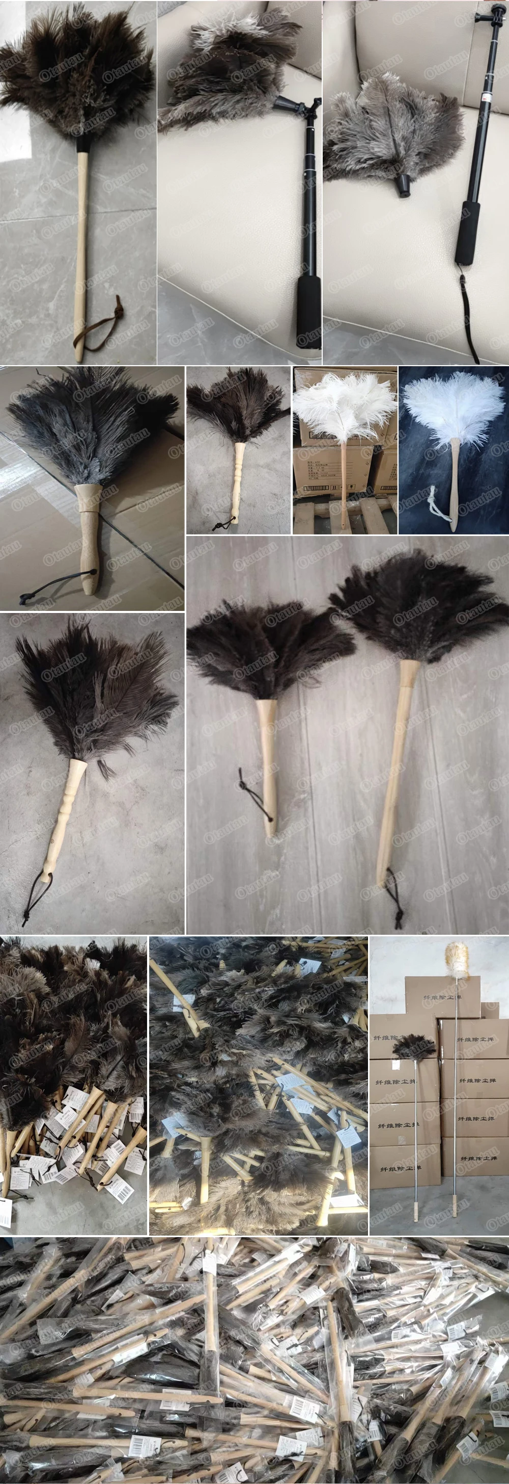 Plumeaux En Laine Pour Le Nettoyage, Plumeau à Long Manche Pour Meubles