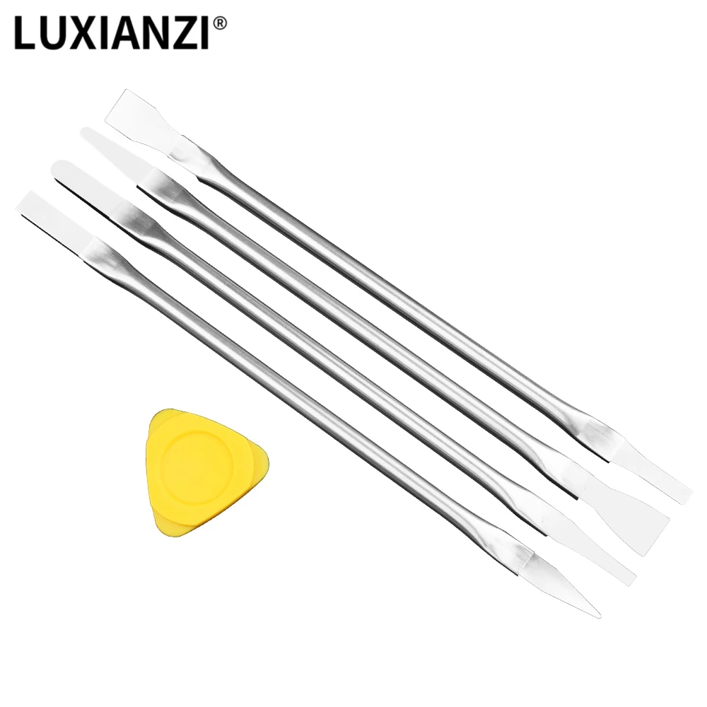 LUXIANZI 5 in 1 IC Chip Repair Thin Tools Set Glue Burin To Remove For Phone Computer  CPU NAND Repair Metal Blade Remover