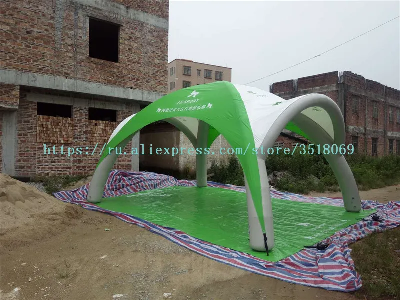 Outdoor 6/5mpvc inflatable airtight tent inflatable advertising campaign tent PVC inflatable awning for sale