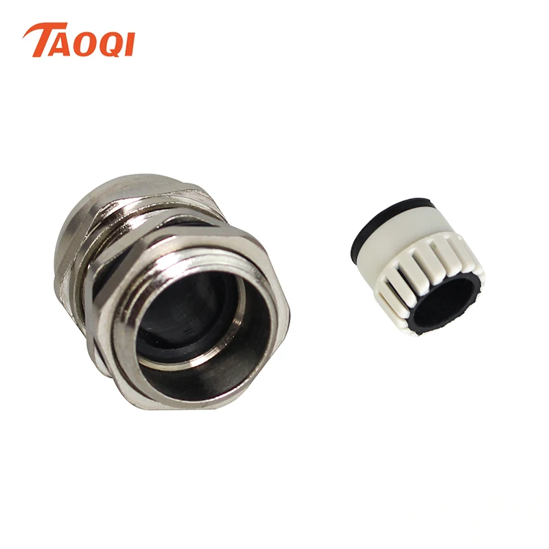 1/2/5Pcs Waterproof Cable Gland Connector IP68 Nickel Plated Brass Metric Cable PG7-PG48 Waterproof Connector