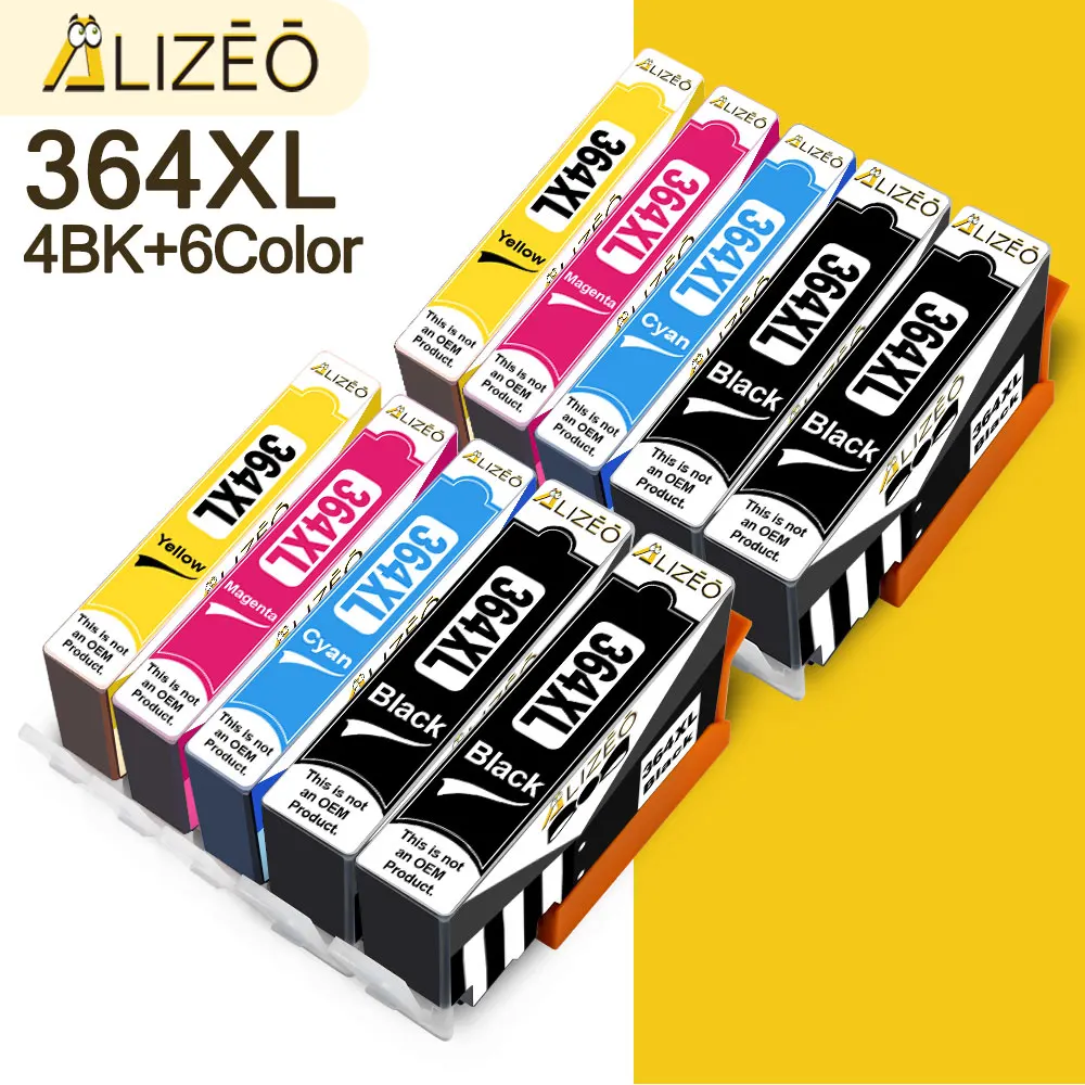 

364XL Ink Cartridge For HP 364 HP364 XL Compatible Photosmart 5510 5515 6510 B010a B109a B209a 4620 4610 4622 Printer