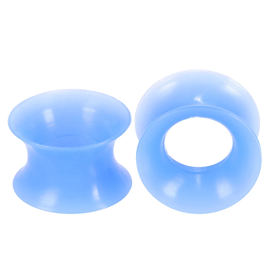 2 Teile/los 3-16MM Flexible Silikon Ohrstöpsel und Tunnel Ohr Piercings Earlets Ohr Bahren Expander Ohr Dilatationen körper Schmuck