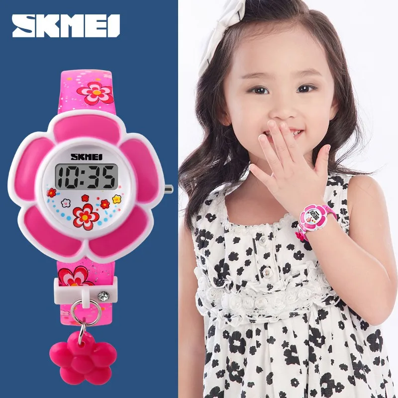 SKMEI-Relojes de pulsera creativos para niños y niñas, bonitos relojes con personalidad, moda, hora, reloj infantil