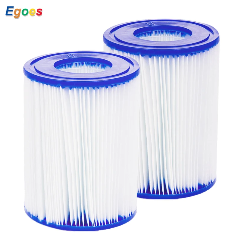 Zwembad Filter Cartridges Type Ii 58094 2 Stuks Pak Wasbare Filter Cartridge