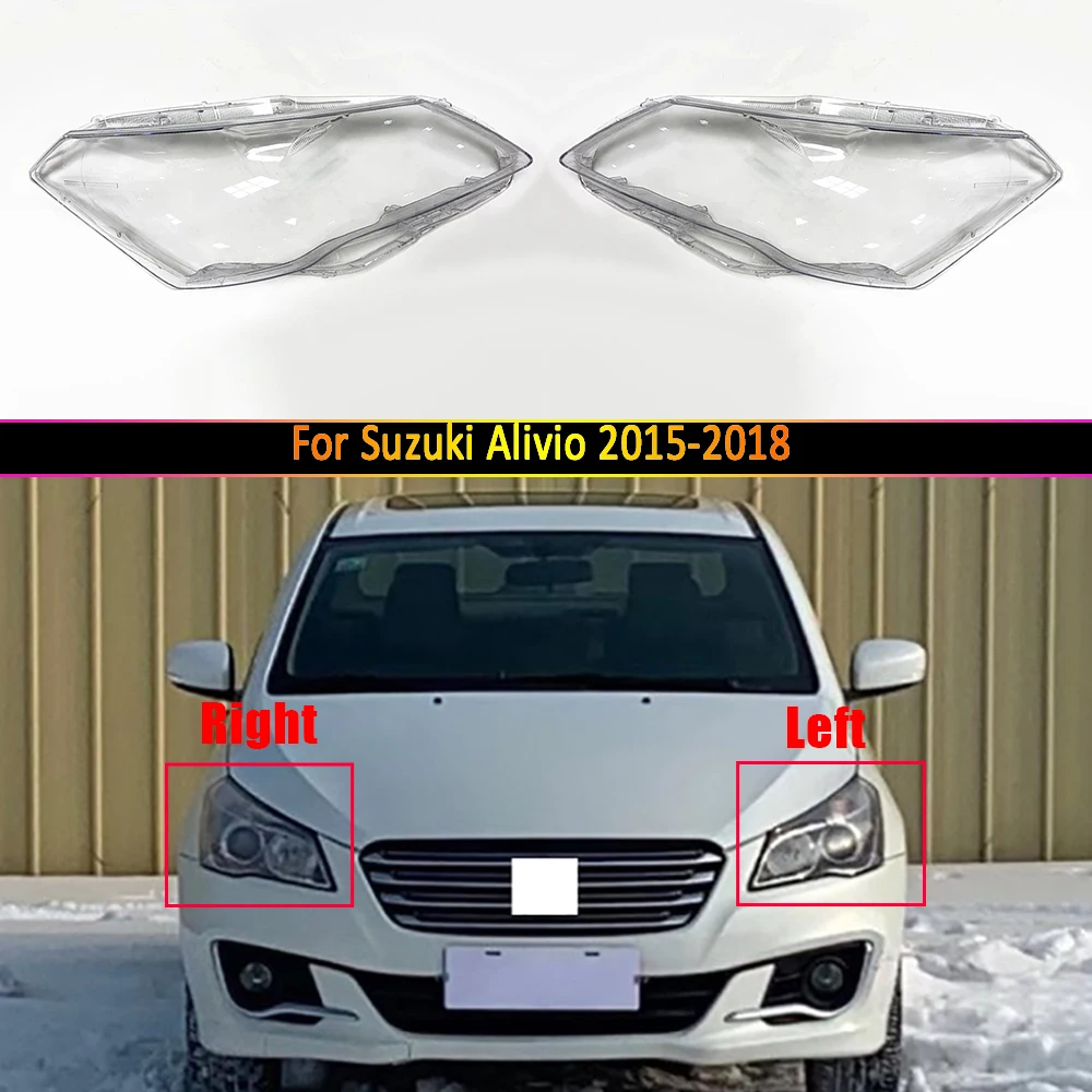 

Car Headlight Lens For Suzuki Alivio 2015 2016 2017 2018 Car Headlamp Lens Replacement Auto Shell