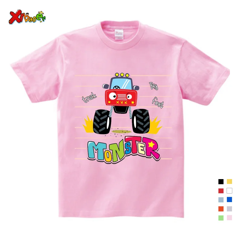 

Baby Boys T-shirts Summer Kid Cartoon Blaze and The Monster Machines Short Sleeve T Shirt Cotton Tops Tees Girl Children Clothes