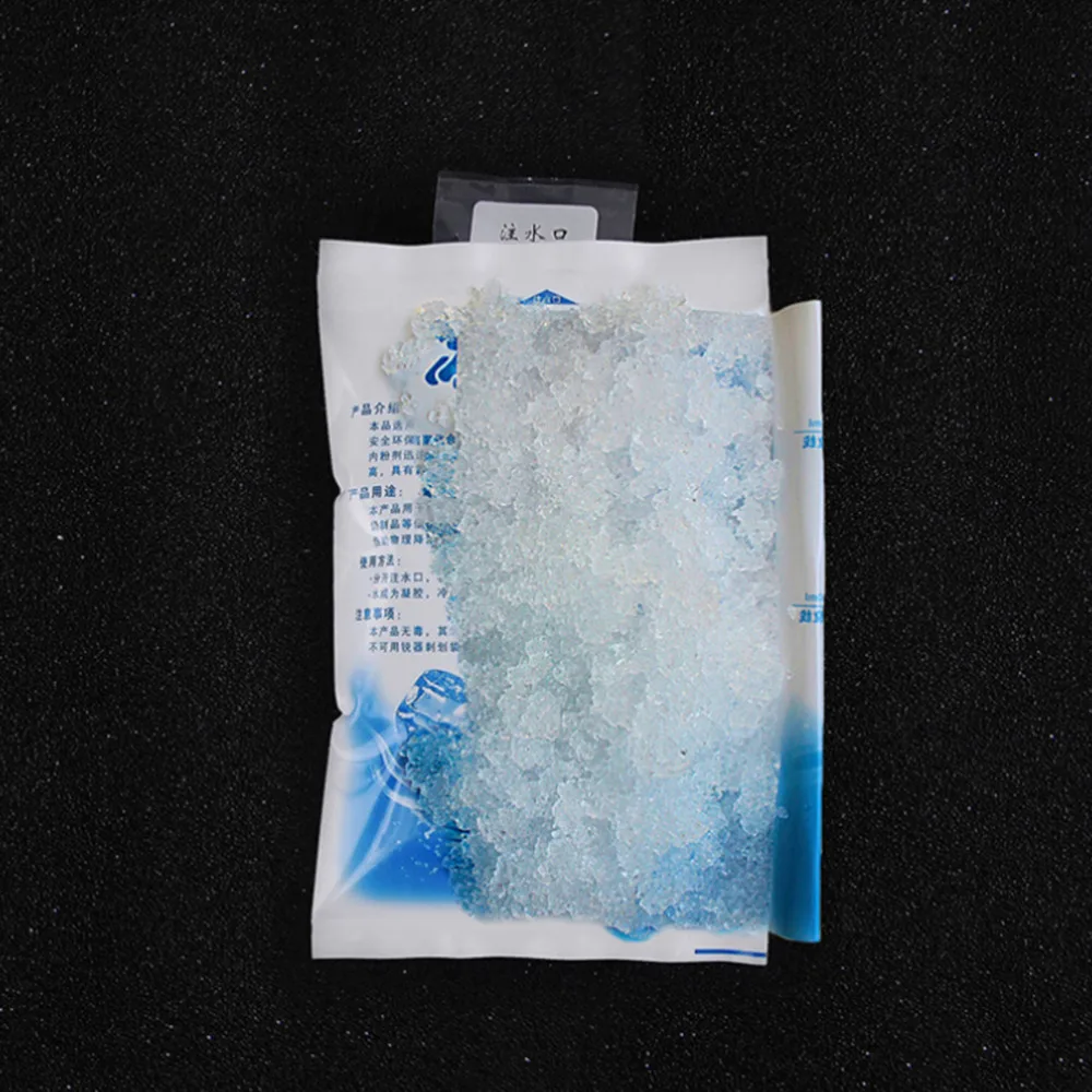 5 unids/lote bolsa de hielo para comida aislado frío hielo seco Gel de hielo reutilizable bolsa de Gel enfriador para alimentos frescos