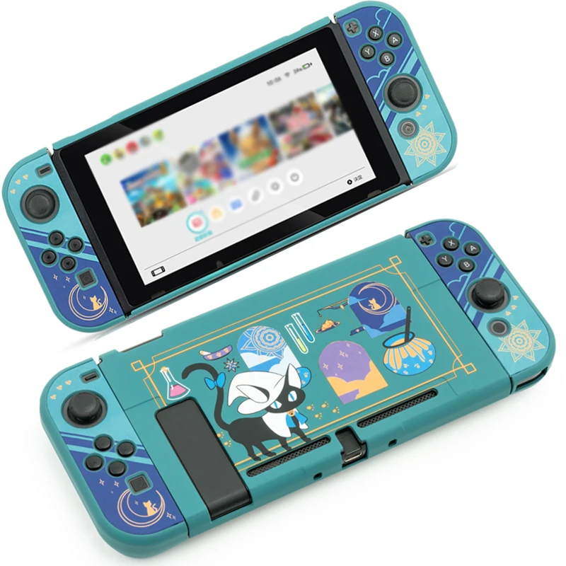 Nintend Switch Case Cute Alchemy Cat Protective Hard Shell for Nintend Switch Split Joy-con Cover For NS Accessories