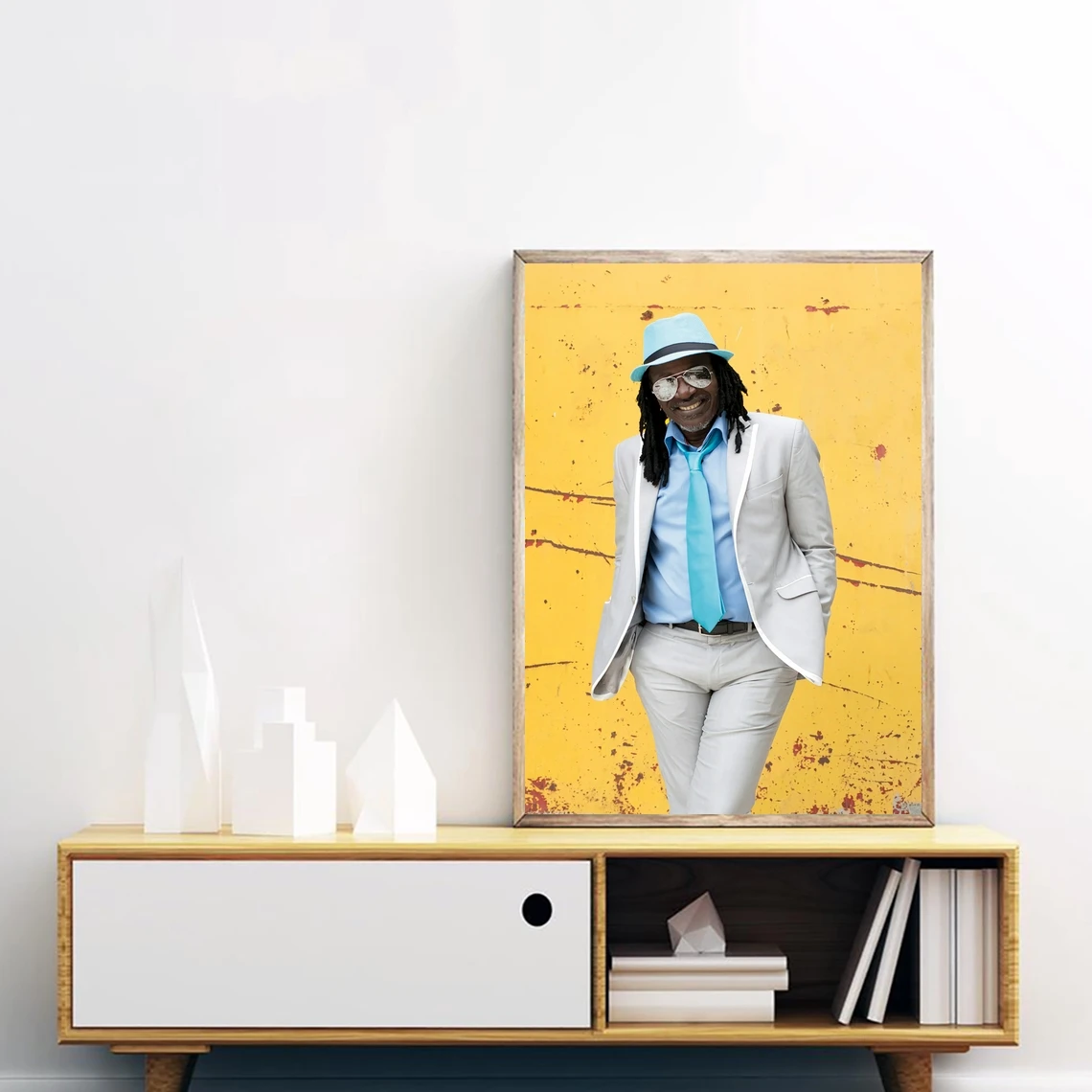 Alpha Blondy Human Race Music Album Cover Poster Singer Rap Hip Hop Pop Music Star Canvas Poster Print (No Frame)