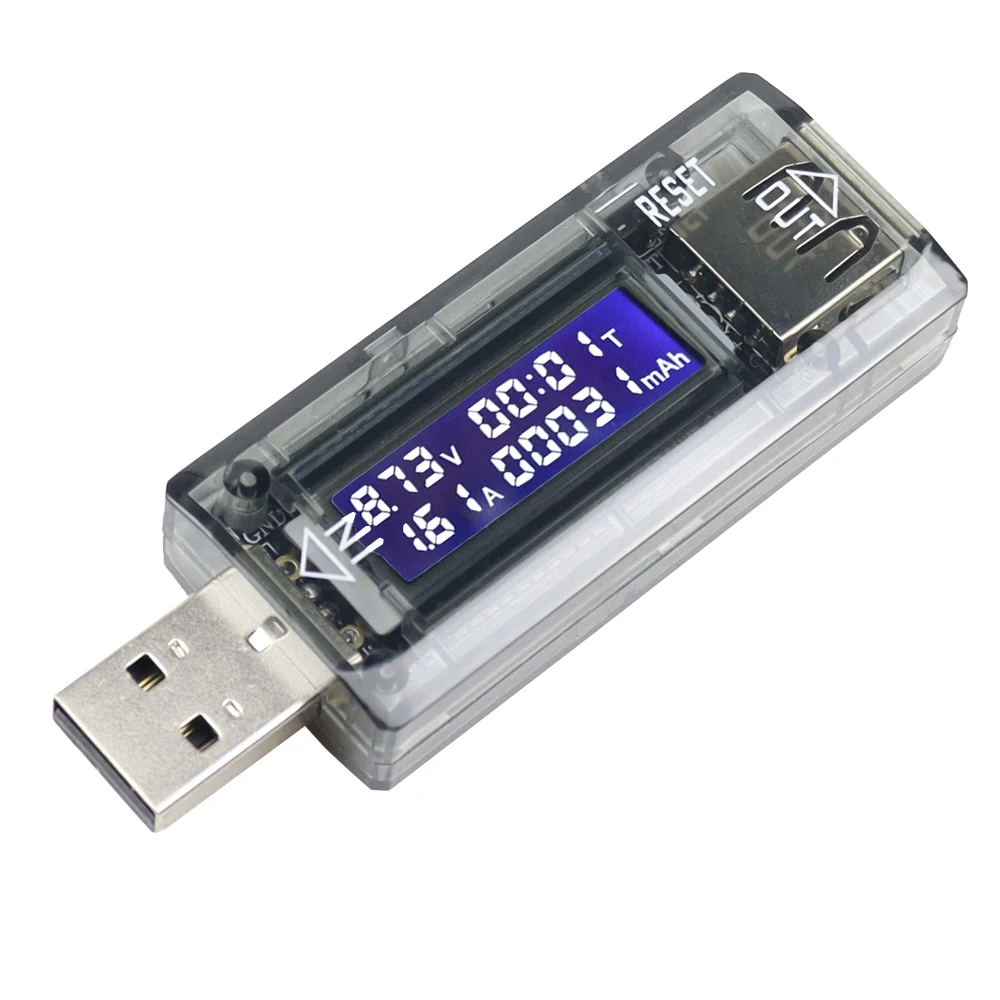 USB Voltage Current Timing Capacity Tester Monitor QC 2.0 Mobile Power Volt Ampere Detector Voltmeter Ammeter Battery Test