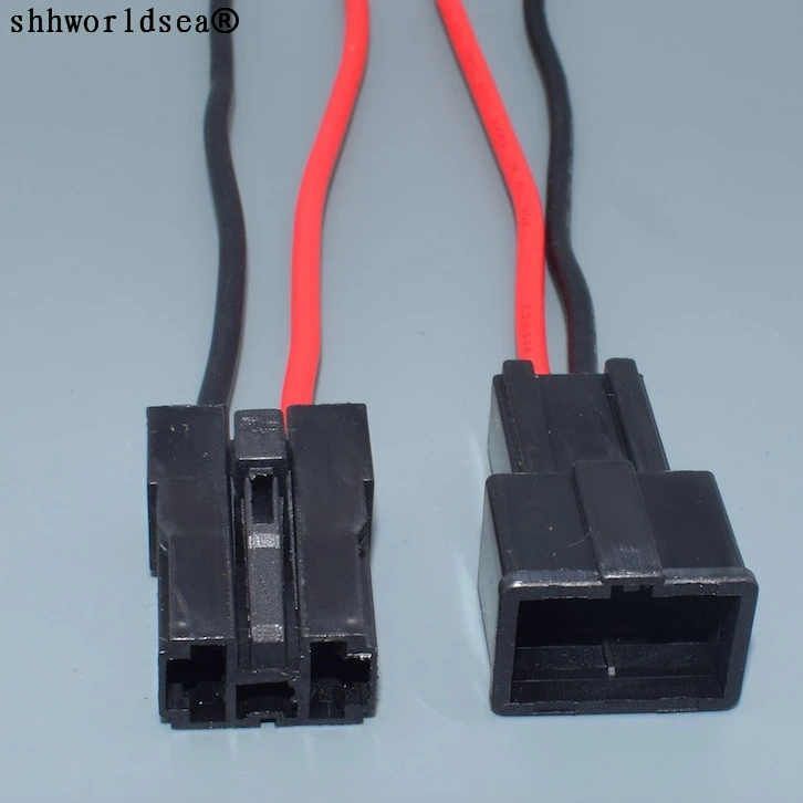 shhworldsea 2 Pin Female And Male Auto for Toyota Map Sensor Connector Battery Speaker Wire Connector Plug