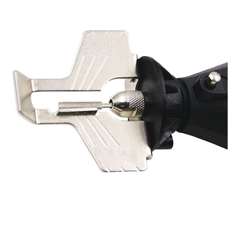 Chainsaw Sharpening Kit Electric Grinder Sharpening Polishing Attachment Set Saw Chains Tool  Drill Rotary Accessories Tools