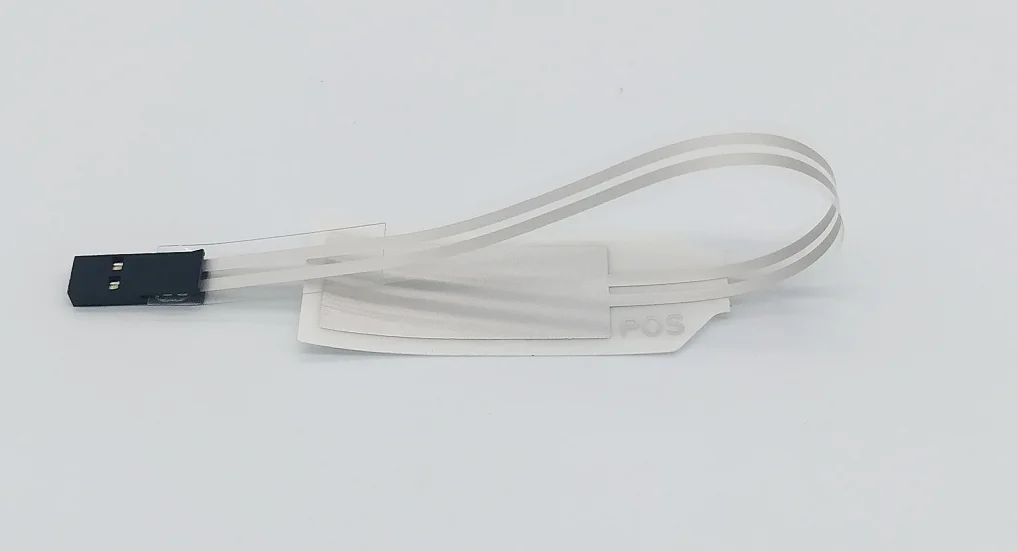 PVDF Piezoelektrischen Film FDT1 028K Piezoelektrischen Sensor Flexible Blei Überwachung Vibration Überwachung