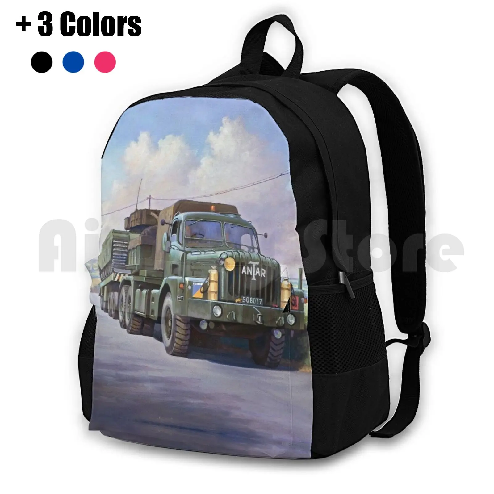 Thornycroft Antar Outdoor Hiking Backpack Riding Climbing Sports Bag Transportart Antar Thornycroft Lorry Reme Rasc Army