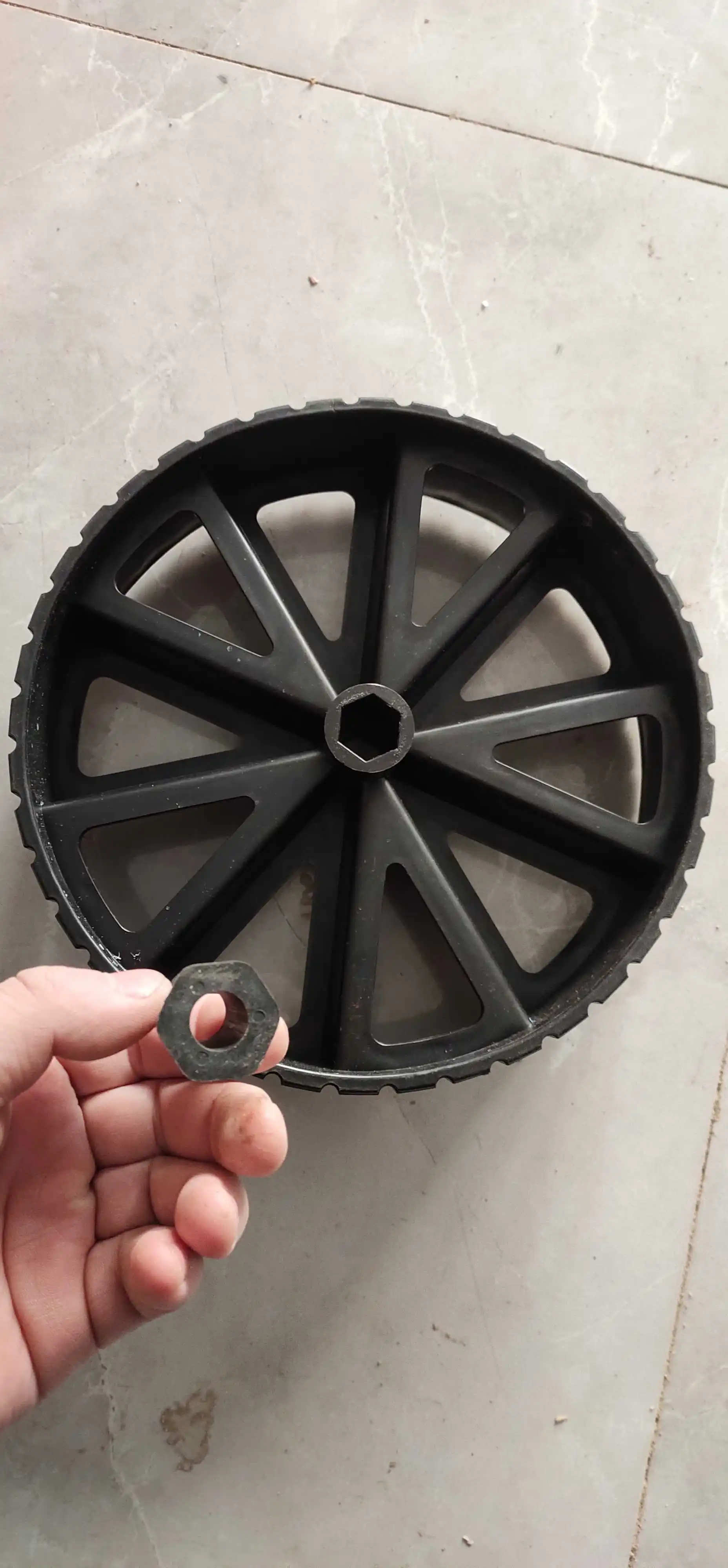 

Vegetable Corn Soybean Hand Push Planter Spare Parts Ground Wheel Agricultural Machinery Seeder Replacing Walking Nylon Wheel