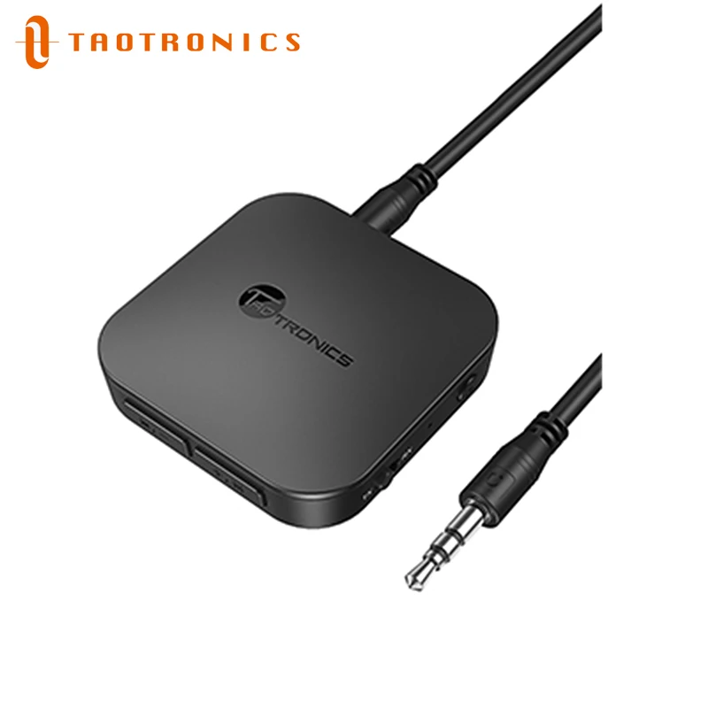 Taotronics adaptador sem fio bluetooth 5.0 transmissor receptor 3.5mm aux & rca áudio em casa música streaming aptx baixa latência adaptador