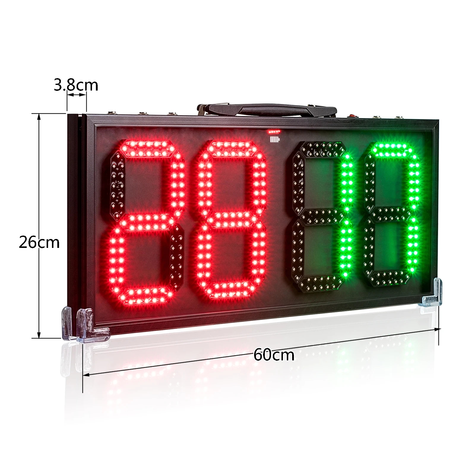 PortableLED Số Điểm Ban 8 Trong 60CM Bóng Đá Thay Đổi Người Chơi Màn Hình Game Lnjury Dừng Thời Gian Ban Thể Thao Trọng Tài Thiết Bị sạc