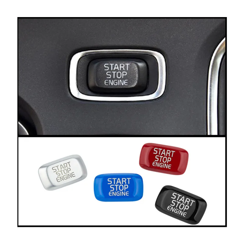 Ersetzen Abdeckung Stop Start Motor Taste Schalter Trim Fit Für Volvo V40 V60 S60 S60L XC60 S80L Auto Zubehör