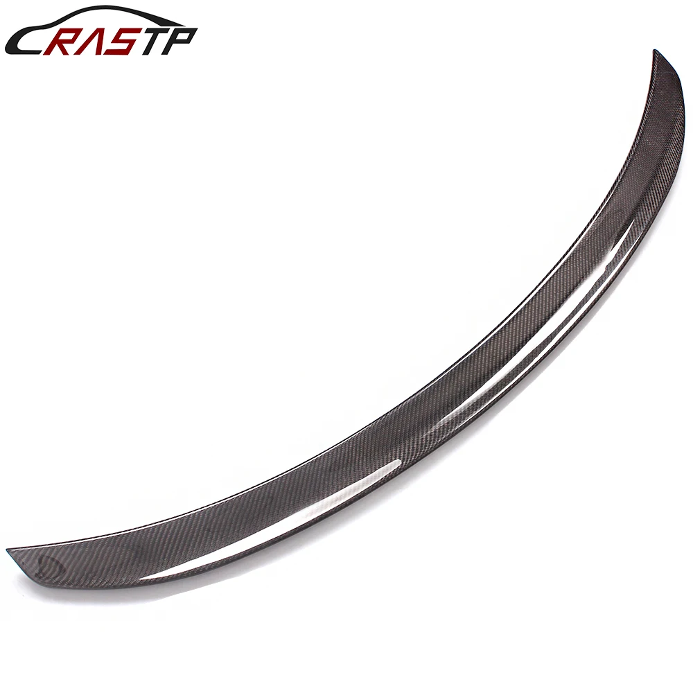 

RASTP-Spoiler Wing Performance Glossy Carbon Fiber Rear Trunk Lip Kit for Model 3 RS-LKT043