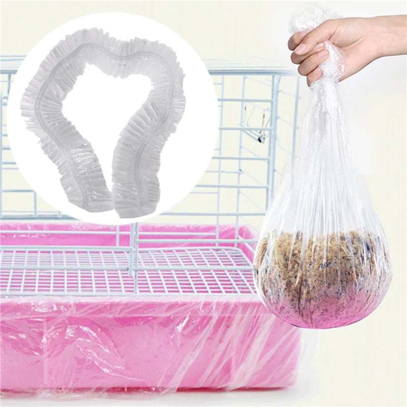 

10Pcs/Set Rabbit Cage Liners Disposable Large Plastic Mat Films for Bunny Chinchillas Rats Hamsters Hedgehogs Small Animals