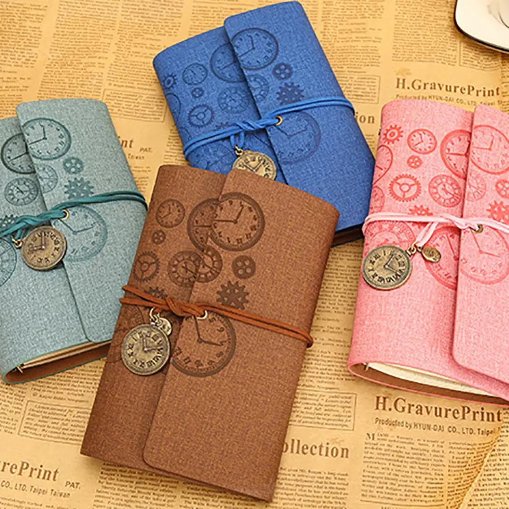 Travel Portable Notebook A6 Loose Leaf Journal Diary Book Notebook Stationery Supplies agenda 2020 планер ежеднвеник