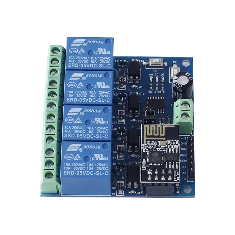 ESP8266 1/2/4-way 5V/12V Internet of Things Smart Home Android Phone APP Remote Control Switch WIFI Relay Module