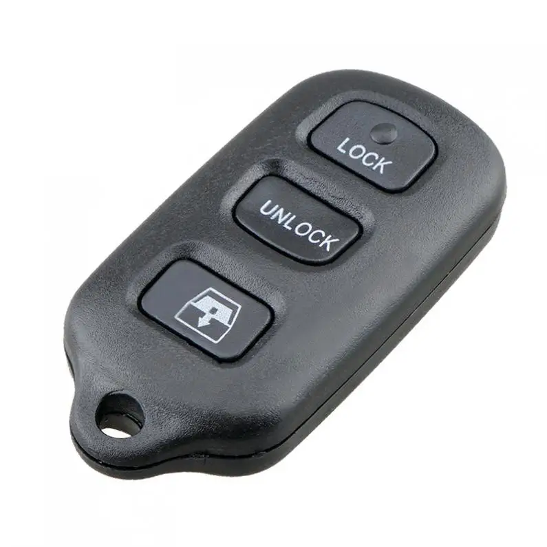 Funda de repuesto para mando a distancia de coche, carcasa negra de 4 botones, sin llave, compatible con TOYOTA 4runner Camry, 1 unidad