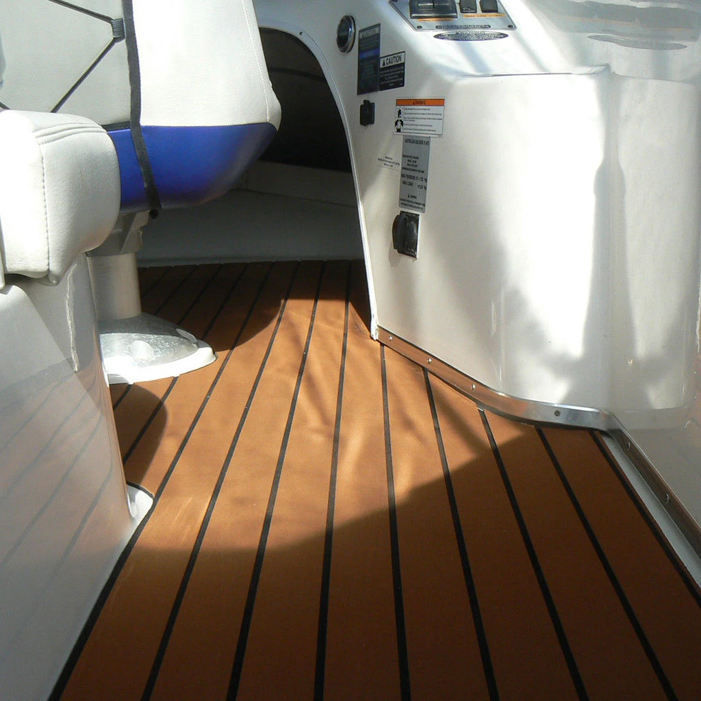 240X5.8Cm Eva Boot Jacht Vloeren Teak Decking Pad Sheet Auto Breeuwen Strip