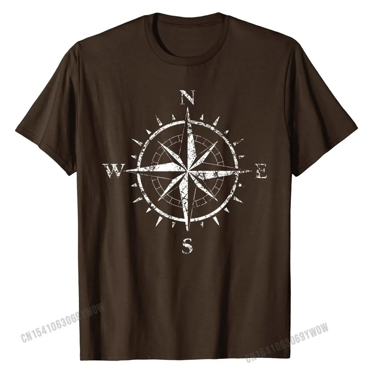 Compass Shirt, Wandering Travel Nomad Vacation Sailing Gift Camisa Cotton Men Tops Shirt Crazy Brand New Top T-shirts