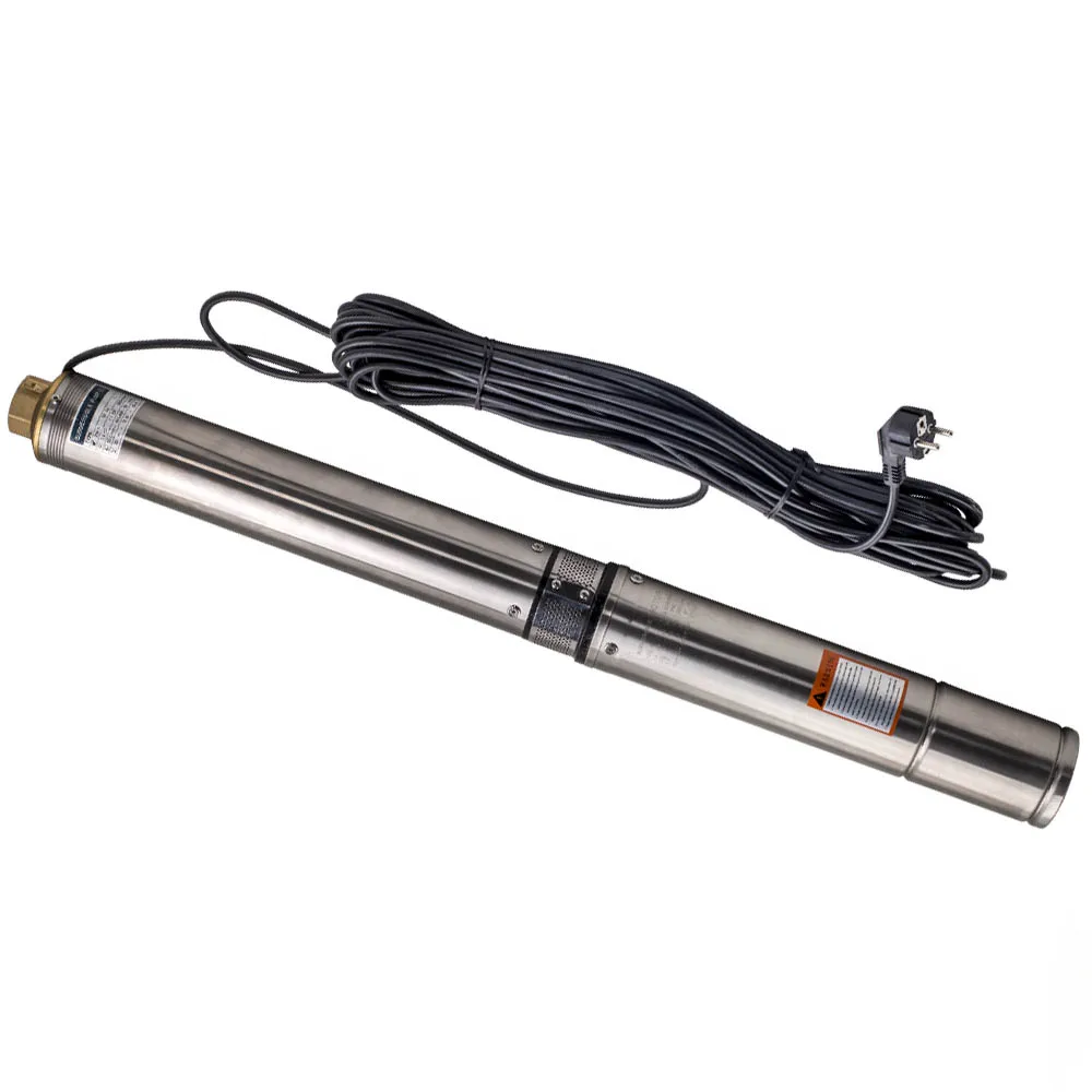 20m Cable 4 inch 1100W 6600 L/H Submersible Bore Hole Deep Well Pump