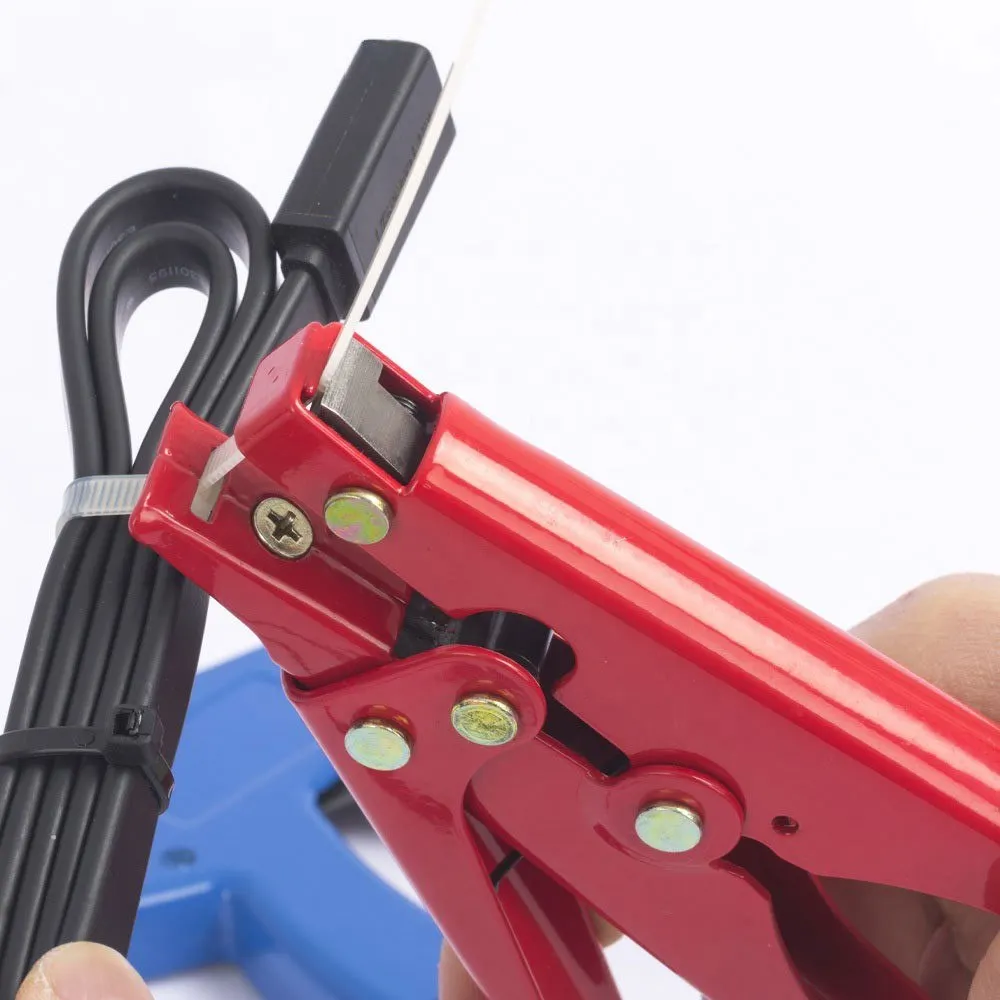 HS-519 Portable Nylon Cable Ties Binding Tool Fast And Labor-Saving Automatic Tensioning Cable Tie Tool