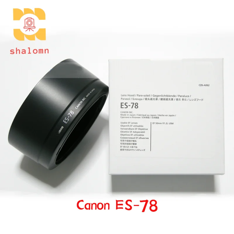 New Original For Canon ES-78 EF 50 1.2L 50/1.2L 50mm F1.2L USM 72mm Lens Hood